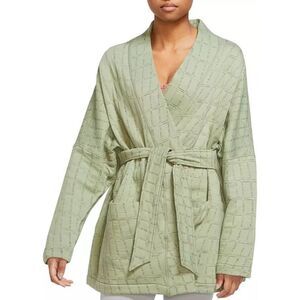 Nike Yoga Therma-FIT Luxe Jacquard Top women's 2X NEW WITH TAGS